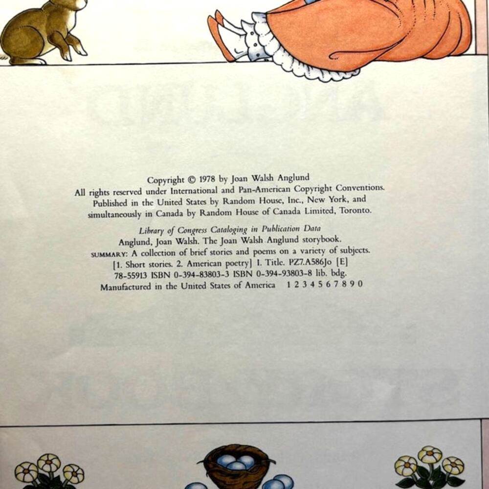 VTG 1978 1st Edition/Printing, The Joan Walsh Anglund Storybook, Hardcover - Picture 4 of 9